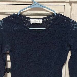 Abercrombie and Fitch lace crop top